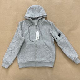 thumbnail for Cross-border supply: CP company, COMPANY, cardigan, ins, velvet hooded sweatshirt, unisex lenses, badges, European size
