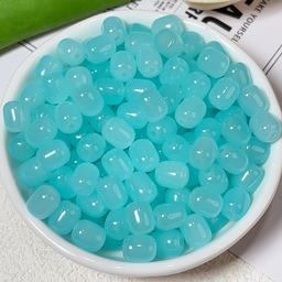thumbnail for 10x8 glazed barrel beads, glass imitation jade, straight hole, date beads, loose beads, handmade DIY bracelets, necklaces, beaded accessories
