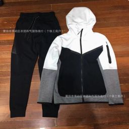 thumbnail for 2024 Spring/Autumn Casual Sports Cotton Air-Layer Hooded Zip-Up Cardigan Men's Jacket 490 Size Size 163