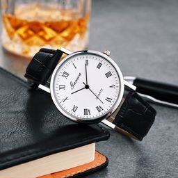 thumbnail for Manufacturer of Niche Quartz Watches for Men with a High-End Feel, Wholesale Decorative Men&#039s Watches, Simple Watch with Leather Strap for Men
