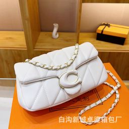 thumbnail for 2024 New Cross-border C Women's Bag Lingge Small Chanel Style Chain Bag High-end Kou Shoulder Crossbody Small Square Bag