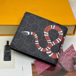 thumbnail for Foreign trade classic alphabet animal change men's European and American fashion simple bifold wallet wallet 60223 explosive