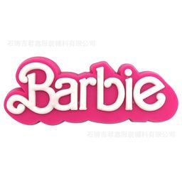 thumbnail for barbie shoe buckle pink barbie hole shoes shoe flower PVC flexible glue Amazon special for DIY accessories decorative buckle
