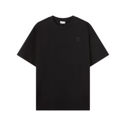 thumbnail for The correct version of D Dijia's new classic logo for summer 2026 embroidery casual loose pullover short-sleeved T-shirt foreign trade trend