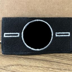 thumbnail for StandarDbadgE BlackWhite gold Popular black armband embroidered compass epaulette