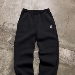 thumbnail for Europe and the United States Wholesale Cross Border Elastic Rope Zipper Sweatpants Solid Color Casual Pants High Street Hip Hop Rap Street Y2K