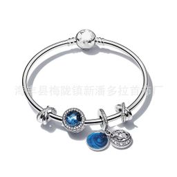 thumbnail for Cross-Border Hot Selling Panjiora S925 Silver Starry Fairy Tale Star Picking Travel Bracelet Set Fashionable Elegant Bracelet for Women