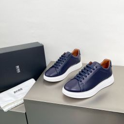 thumbnail for New Cowhide Men's Shoes, Business Fashion Thick-Soled Shoes, Sports Shoes, Casual Shoes, Lace-up Shoes, European and American Genuine Leather Four-Season Style