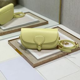 thumbnail for DJIA DI JIA BOBBYEAST-WEST EUROPEAN AND AMERICAN RETRO COWHIDE SOLID COLOR BURPEE BAG ONE SHOULDER CROSS-BODY ARMPITS