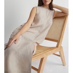 thumbnail for [LY order] round neck sleeveless design sense side split dress women&#039;s early spring new 2025 temperament long skirt