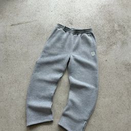 thumbnail for Millennium Retro Loose Straight Leg Pants Men Sports Pants Personalized Pants Leg Zipper Embroidery Design Hip Hop Harajuku