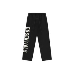thumbnail for Essentials Printed Lace-Up Mid-Rise American-Style Heavy-Duty Straight-Leg Casual Pants