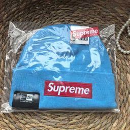 thumbnail for Four-corner new SUP Xiaomeizi face-enhancing knit hat for men and women, letter knit hat, street versatile sweater hat with embroidery