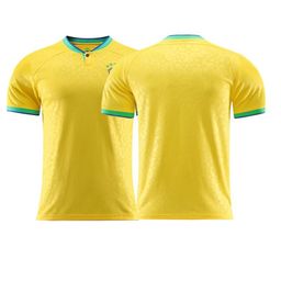 thumbnail for 2223 World Cup Single Top Brazilian Home Pass 10 Neymar 20 Pooh Spoms Football Jersey