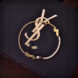 thumbnail for New Stylish Letter Bracelet, Light Luxury, Versatile Design, Exquisite and High-End, Adjustable European and American Chain, High-Value Letter