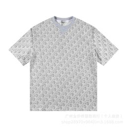 thumbnail for Dijia full print CD summer short-sleeved shorts set high-quality fabric American casual sports trend short-sleeved two-piece set