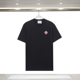 thumbnail for New Casablanca Short-Sleeved Niche Trendy Brand Personalized Blue Fantasy Door Red Letter Casa Printed T-Shirt