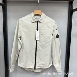 thumbnail for Outside the new cross-border CP pocket print glasses logo pullover zipper sweatshirt hoodie jacket casual wholesale trend