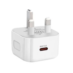 thumbnail for 20W Fast Charging Cross-Border Applicable Apple Charger Type C European and British Plug Dual Port Huawei Super Fast Charging