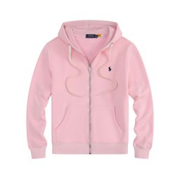 thumbnail for Autumn and Winter Export Men&#039s Clothing Paul Polo Sweatshirt Embroidered Pony Logo Fleece-Lined Cardigan Zipper Hooded Jacket Top for Men