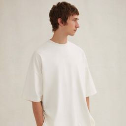 thumbnail for 24S multi-thread Essentials zone camiseta masculina marca da moda Fog manga curta high street primavera e verão novo casal feminino