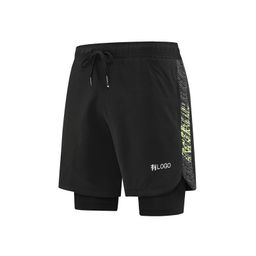 thumbnail for Brand in stock Ice Silk Sports Track and Field Pants Men's Summer Loose Breathable Anti-running Basketball Trendy Three-part Pants with Liner