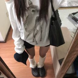 thumbnail for Korean style Sika Deer Lyocell shoulder shoulder sun-protective cover-up for women, summer slightly sheer lightweight loose lazy long-sleeve T-shirt