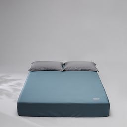 thumbnail for 50S Classy Long-Staple Cotton Fitted Sheet 100 Cotton Single Piece Pure Color Satin Pure Cotton Bedspread Three-Piece Set Mattress Protector