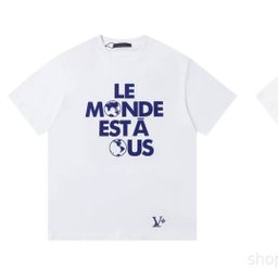 thumbnail for Cross-Border Trendy Brand High-Quality Fashion Short-Sleeve T-Shirt, Classic Style for Both Men and Women, Breathable Cotton