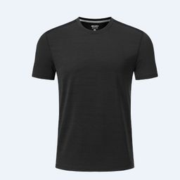thumbnail for Camiseta esportiva de manga curta de secagem rápida masculina verão casual correndo fitness topos respirável solto camiseta masculina roupas de secagem rápida