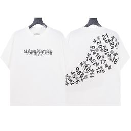 thumbnail for Cross-border exclusive cotton double yarn men's T-shirt short sleeve high quality spot