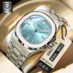 thumbnail for Guberson novo relógio mecânico de imitação à prova d'água relógio masculino calendário relógio de quartzo transmissão ao vivo comércio exterior modelo quente dropshipping