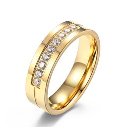 thumbnail for 山海饰品欧美潮流钛钢镶钻情侣对戒小众高级感简约时尚婚戒指环
