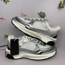 thumbnail for New products pure original small fragrance Nair silver horn king thick sole heightened daddy shoes breathable men's and women's casual sports shoes