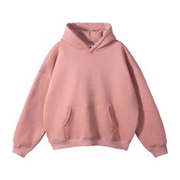 thumbnail for 2026 Fall/Winter New Loose Plush Trendy Sweatshirt Men's Oversize Hooded Trendy Men's Sweatshirt Suit