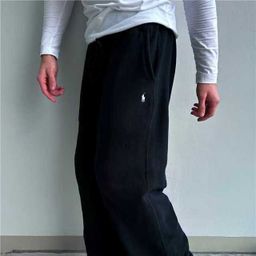 thumbnail for Cross-border European and American retro Y2K street trend hip hop casual elastic waist zipper loose solid color sports casual pants