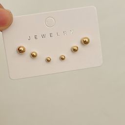 thumbnail for Set of 6! Shopkeeper super push! Exquisite suit Earrings Niche Design Sense Earrings for Women High-end Sense Earrings for Women
