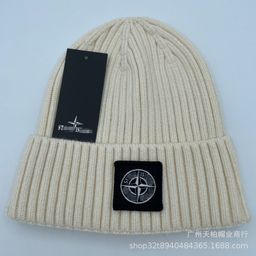 thumbnail for Foreign Trade Winter Cold Hat Men&#039s Fashionable Knitted Hat Thickened Warm Baotou Hat All-match Turn-up Wool Hat for Women
