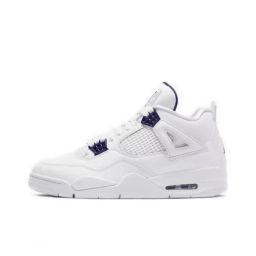 thumbnail for AJ4 white sail electric mother black red small white cement black cat air cushion basketball shoes Joe 4 non-slip shoes for men and women cross-border sneakers