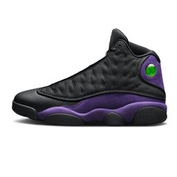 thumbnail for Putian sapatos aj13 sapatos esportivos de cano alto azul militar sorte verde Tony gato preto preto roxo estrela do mar laranja proibido alta versão americana g