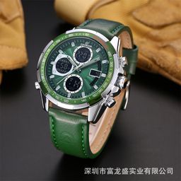 thumbnail for CAINUOS New 2024 Waterproof Luminous Multifunctional Quartz Electronic Watch Trend Large Dial Dual Display Electronic Watch
