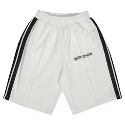 thumbnail for 24SS European and American Angel Shorts Rainbow Straight Fashion Simple Side Stripe Men's and Women's Couple Casual Pants Cropped Pants Tide