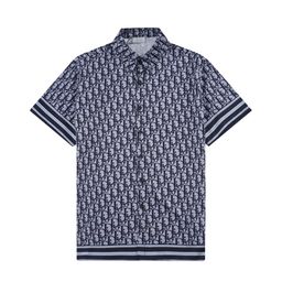 thumbnail for Cross-border summer fashion brand Di Jia Fan Fan family unisex full of floral print beach short-sleeved shirts