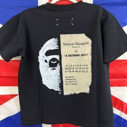 thumbnail for Cross-Border Vintage Distressed Ape Head Letter Print Front and Back Loose Round Neck Short-Sleeve T-Shirt Trendy Brand Style Unisex
