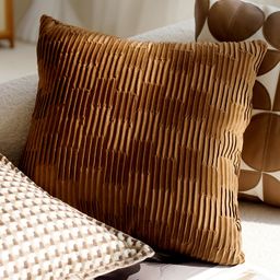 thumbnail for French Forest Brown Maillard Ins High-class Pillow Sofa Pillow-like Bay Window Cushion Pillow Case with Core