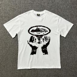 thumbnail for Trendy American T-shirt Short Sleeve Letter Logo Print Men's and Women's Versatile Fashion Trend Tee