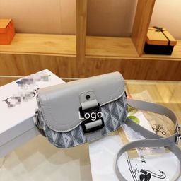 thumbnail for 2024 Foreign Trade Dijia Saddle Bag Niche Temperament Shoulder Bag Embroidered Diagonal Letters Unisex Messenger Bag