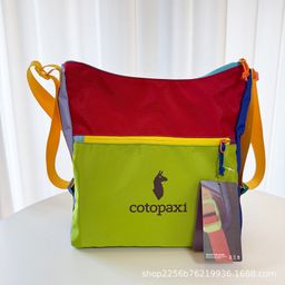 thumbnail for 2025 New 16Lcotopaxi American Alpaca Dopamine Men&#039;s and Women&#039;s Crossbody Bag Outdoor Contrasting Color Large Bag