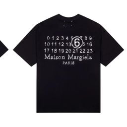 thumbnail for M Brand Short-Sleeve T-Shirt, American Retro Letter Design, Unisex, Summer New Style, Unique Loose Fit, 260g