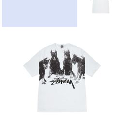 thumbnail for Original Brand Dropshipping Trendy Black Eight Stus Short-Sleeve T-Shirt, Seamless Cylindrical Fabric, Foreign Trade Cross-Border Fashion